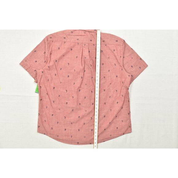 U.S. Polo Assn. Men's Big & Tall Size 3XL Red Palm Tree Button Down Shirt NEW - Picture 4 of 8